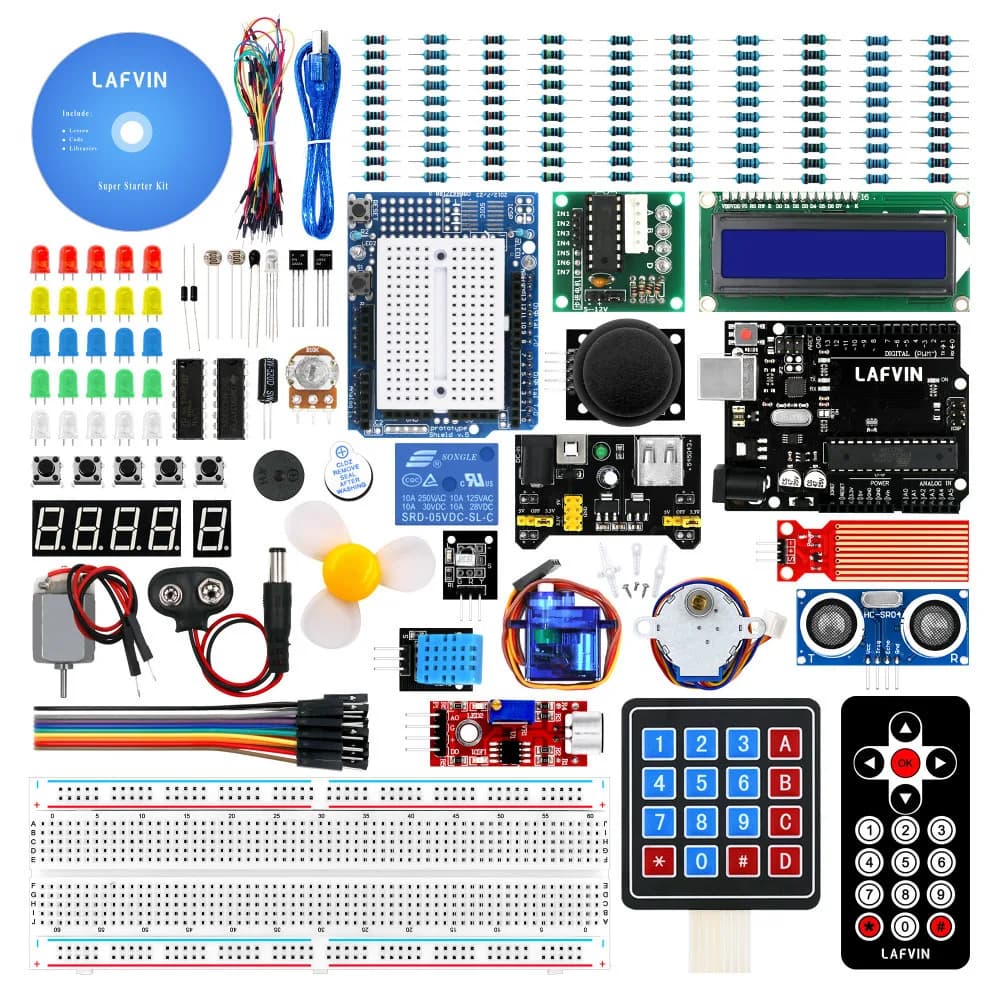 ערכת סופר סטארטר תואמת Arduino Uno R3