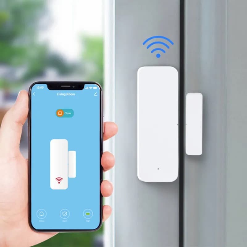 חיישן דלת וחלון WiFi עם התראה לטלפון
