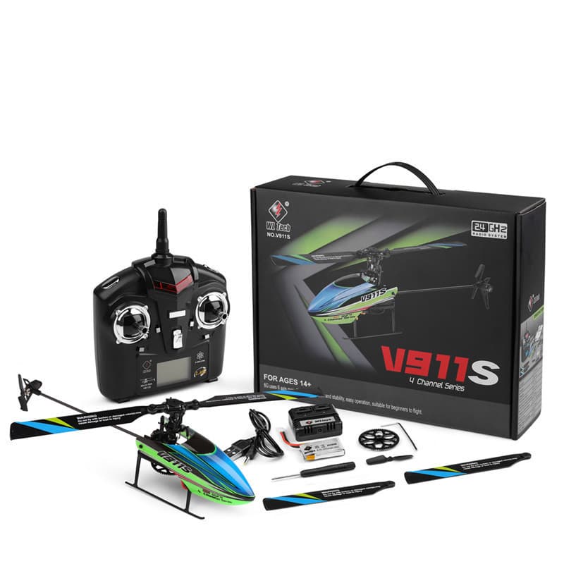 מסוק על שלט V911S — 4 ערוצים