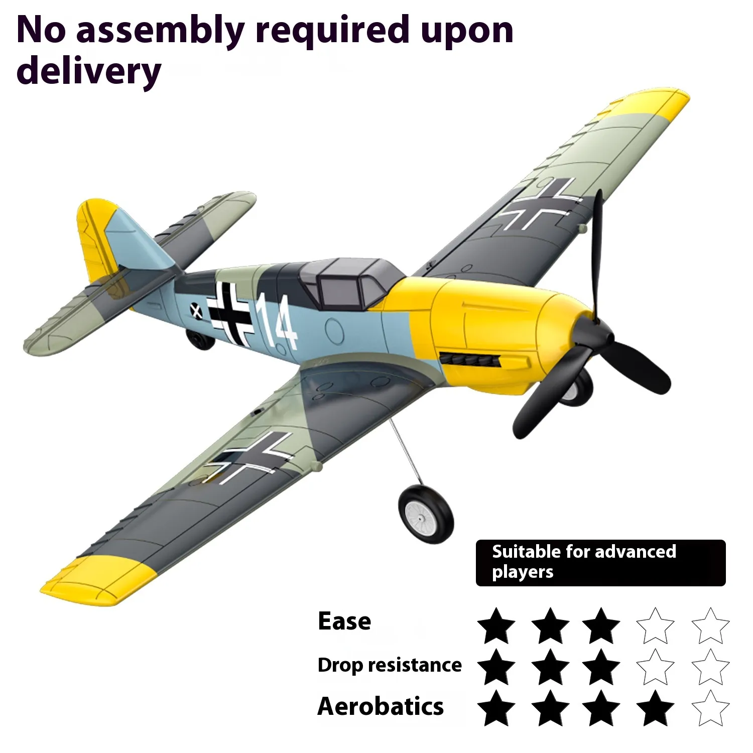 טיסן RC מסרשמיט BF-109