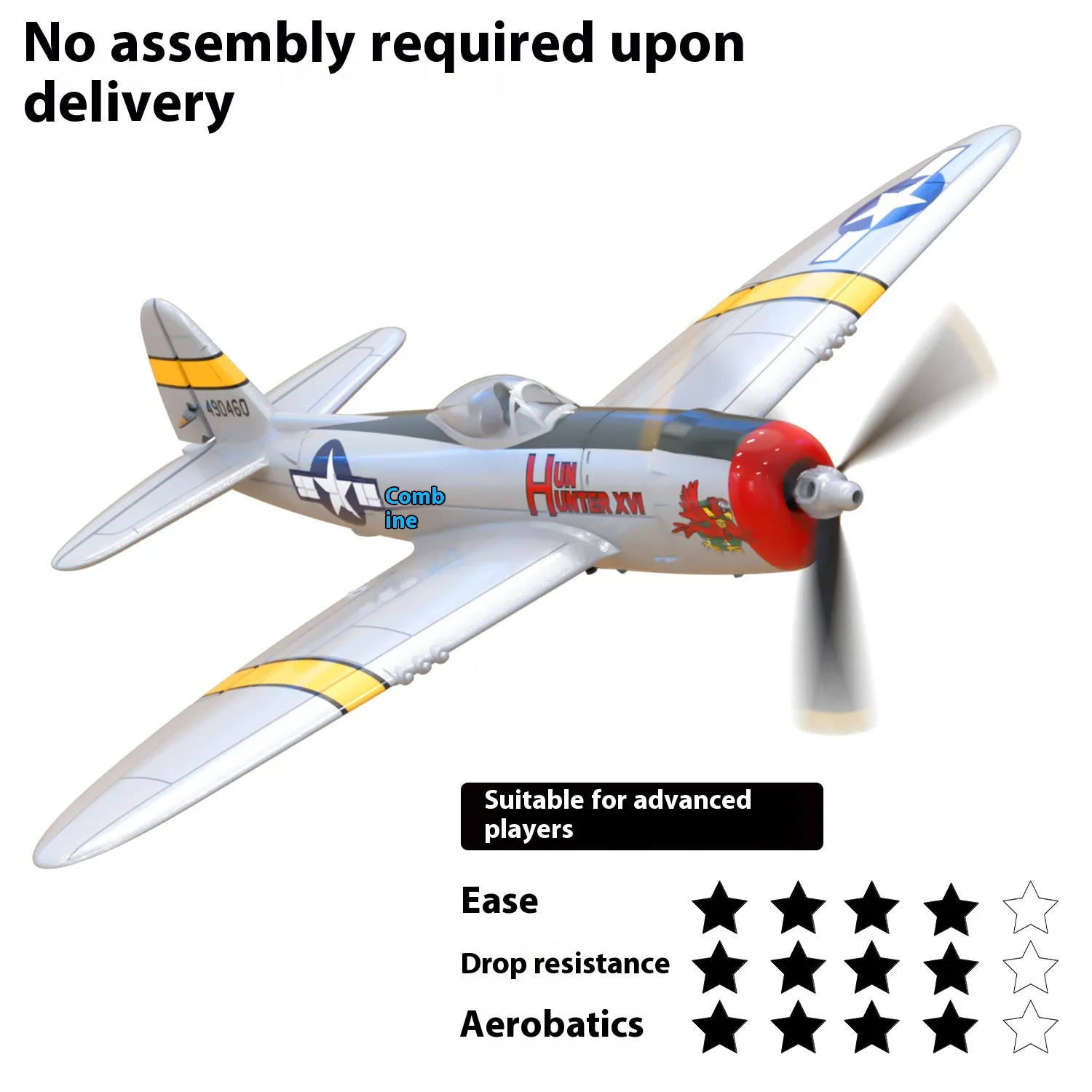 טיסן RC P-47 ת׳אנדרבולט